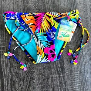 Hobie Island Print Bikini Bottoms Women’s Small
